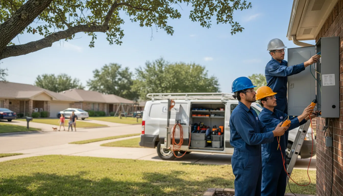 Certified electrician providing emergency electrical services in Golden Gate, IL